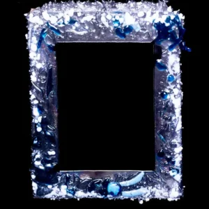 Contemporary Blue Photo Frame